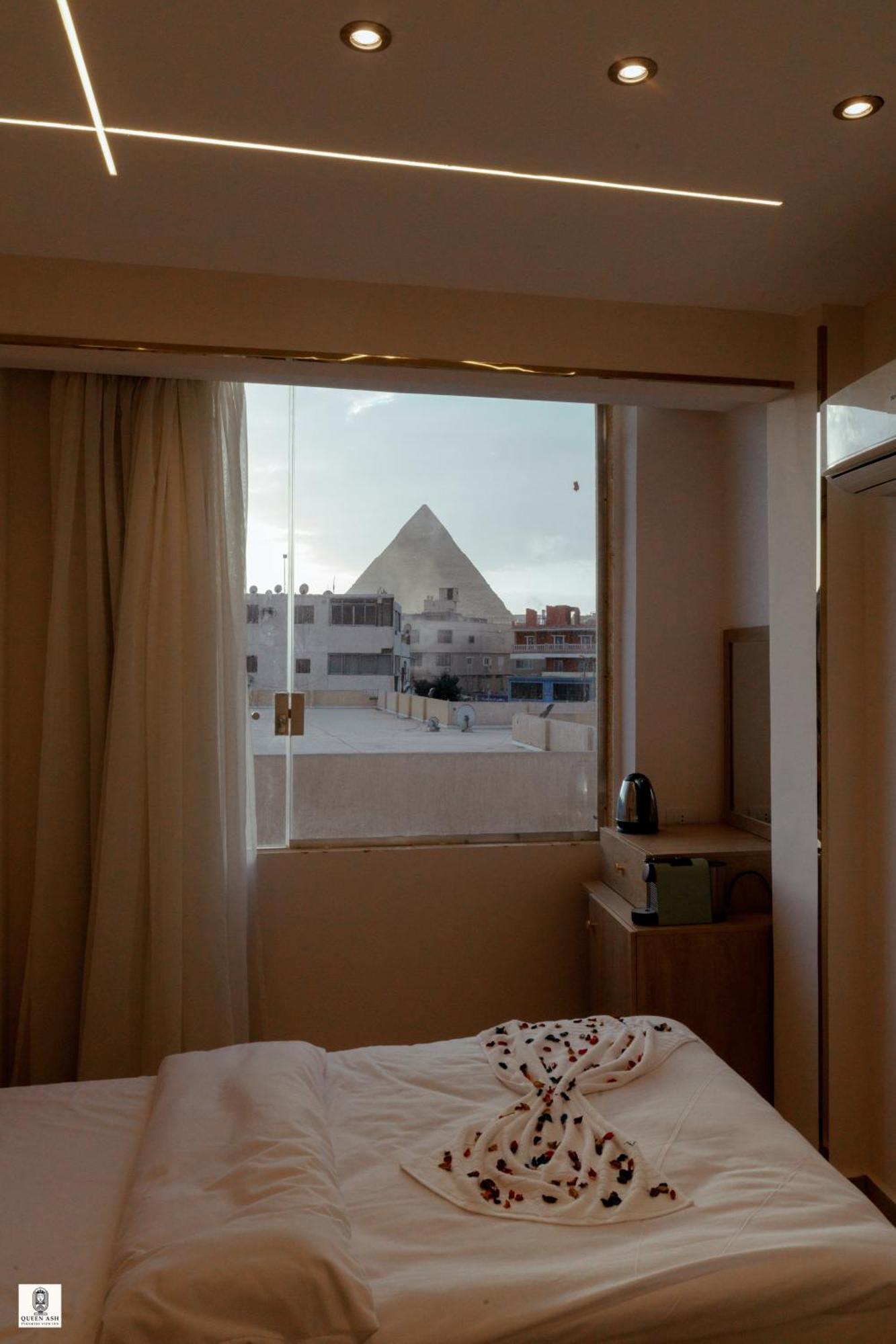 Queen Ash Pyramid View Inn Kafret el-Gabal Exterior foto